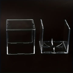 Baseball Display Box UV Resistant Acrylic Cube Baseball Holder