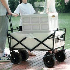 Collapsible Picnic Wagon 150L Capacity Heavy Duty Cart for Sporting Events