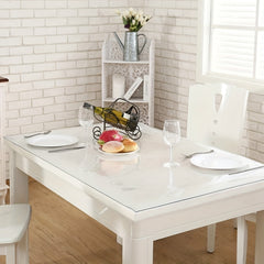 Clear Desk Cover Protector PVC Table Cloth Bedside Table Mat