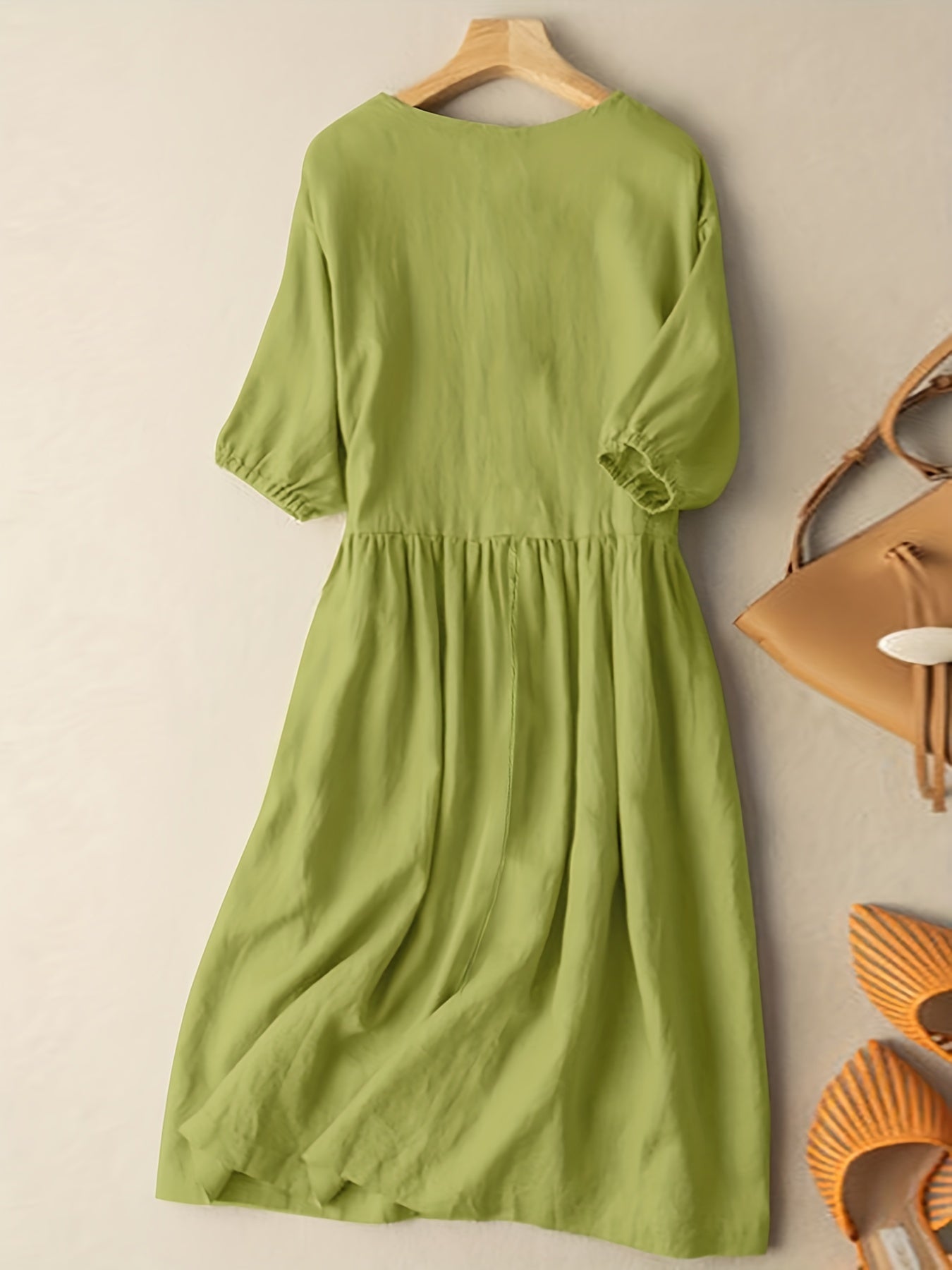 Casual Short Sleeve Dress Spring Summer Women's Clothing