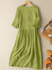 Casual Short Sleeve Dress Spring Summer Women's Clothing