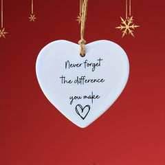 2pcs Thank You Gift Never Forget The Difference You Make Friendship Gift