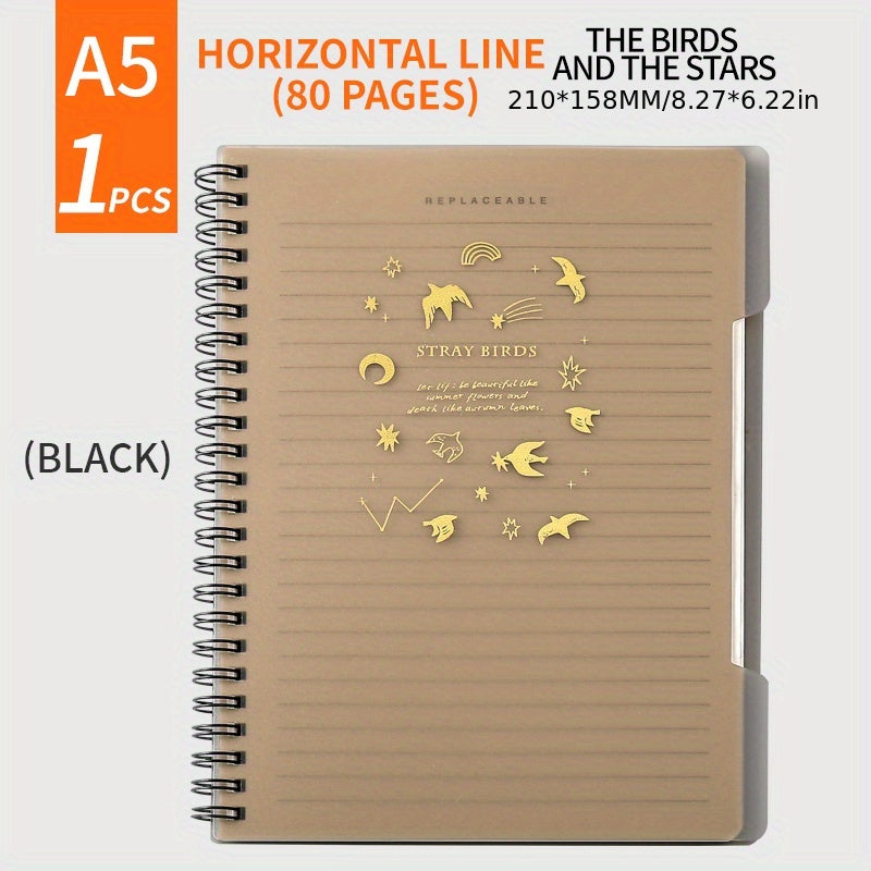 B5 Coil Notebook 60 Sheets Ultra Thick for Student Diary Memo Pad