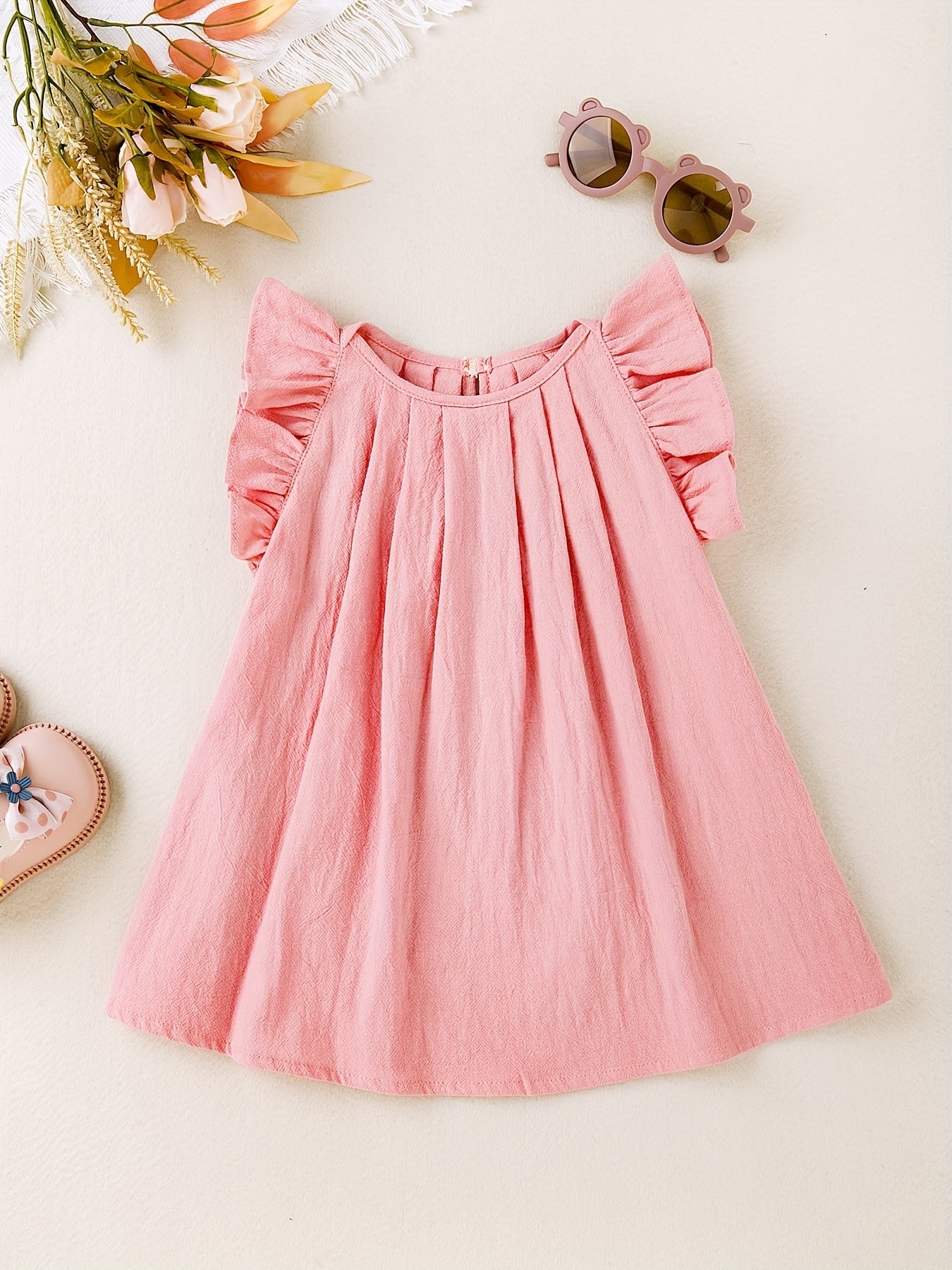 Baby Girls Fly Sleeve Summer Dress