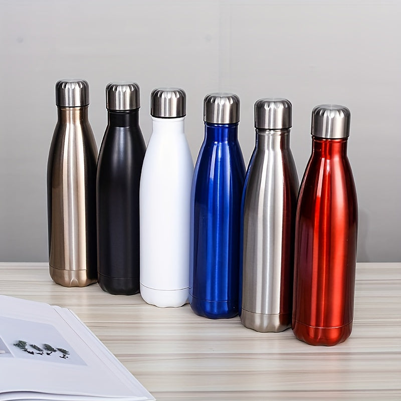 500ml Double Layer Stainless Steel Vacuum Cup Sports Water Car Gift