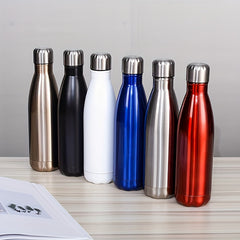 500ml Double Layer Stainless Steel Vacuum Cup Sports Water Car Gift