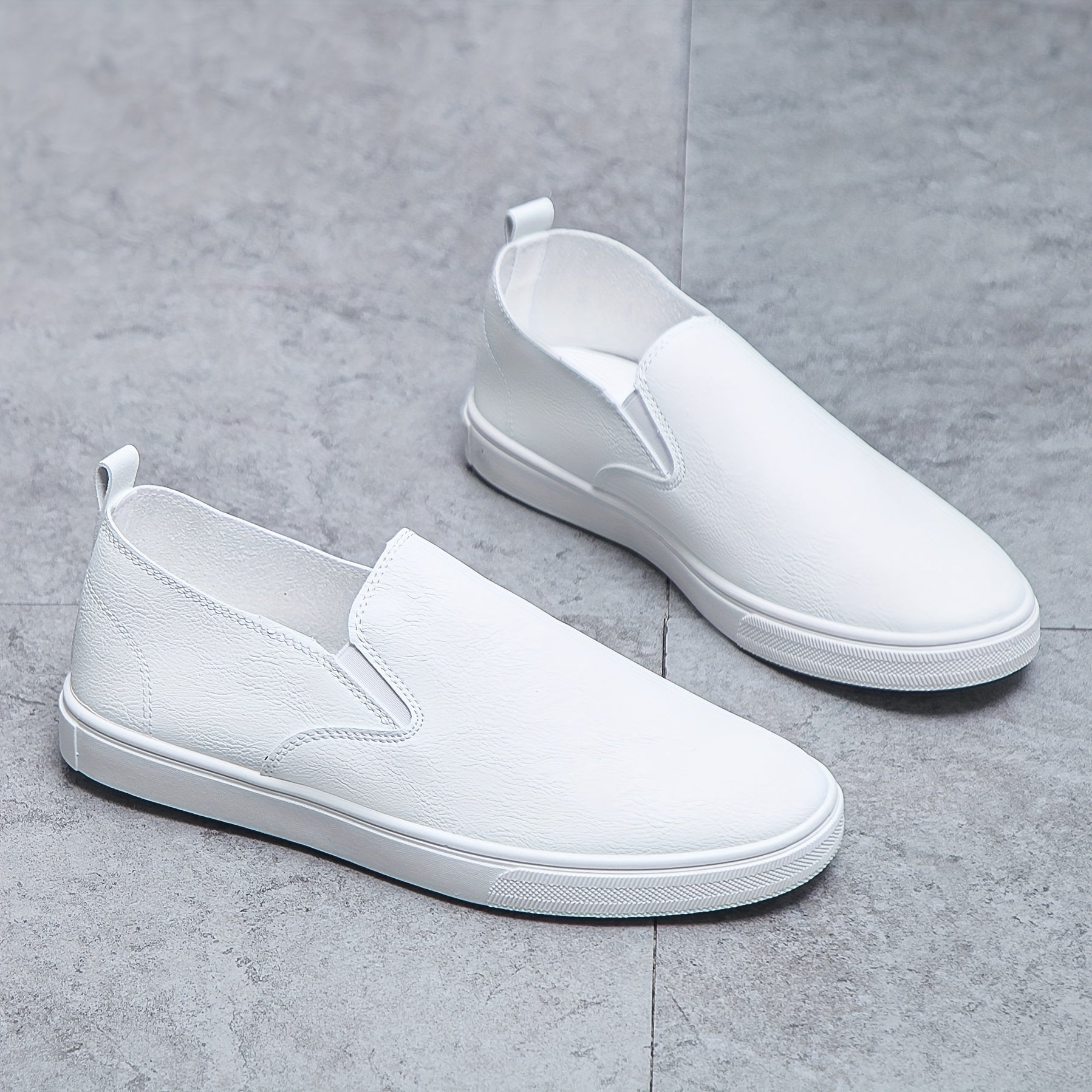 Men's Non Slip Loafer Shoes Casual Slip On Sneakers Flat Shoes