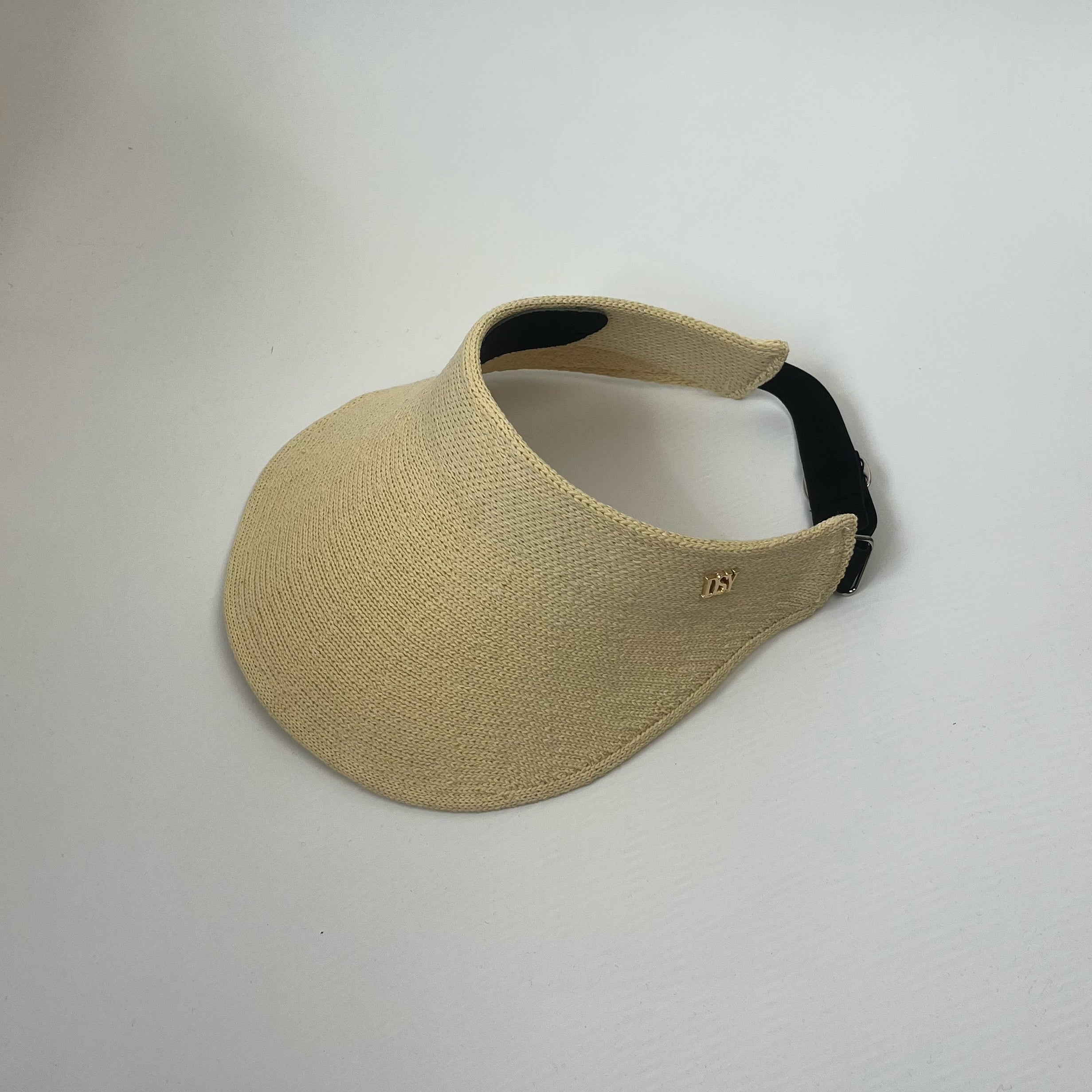 Wide Brim Knitted Visor Hat for Women
