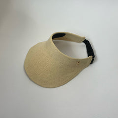 Wide Brim Knitted Visor Hat for Women