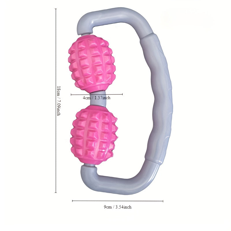 2 Wheel Multifunctional Massage Roller Yoga Fitness Roller