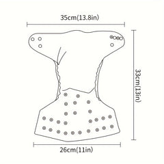 3pcs Soft Suede Cloth Reusable Washable Diapers Pockets Fits 6 33lbs