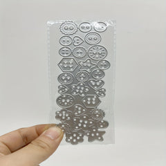 1pc Button DIY Metal Cutting Embossing Mold