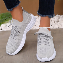 Women's Mesh Sports Shoes Lightweight Comfortable Travel Walking Shoes