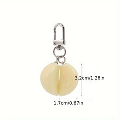 Creative Garlic Keychain Funny Food Pendant Ornament