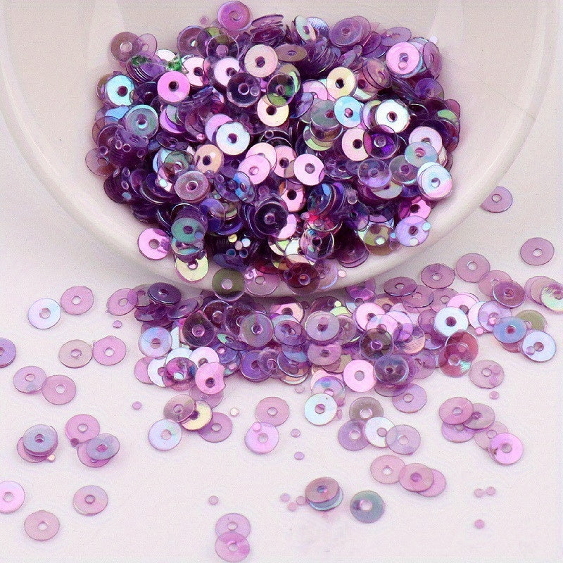 2000pcs 4mm Austrian Sequin DIY Embroidery Sequin Wedding Decor