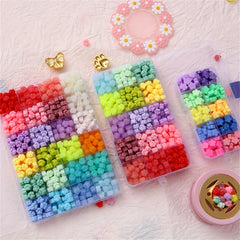 Cat Claw Shaped Wax Bead Set 24 Grid Box