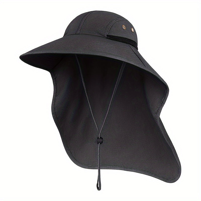 Outdoor Folding Fisherman Hat With Sunshade for Camping Fishing