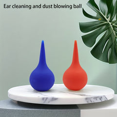 2pcs Lab Ear Washing Suction Balls 90ml Handheld Light Bulb Syringe