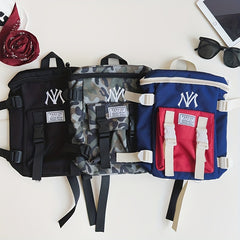 Kids Casual Backpack Camouflage Travel Backpack Canvas School Bag