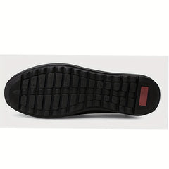 Men's Leather Stitch Loafer Shoes Wear resistant Non Slip Casual Shoes