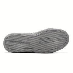 Men's Knitted Breathable Non Slip Sneakers Flat Walking Shoes