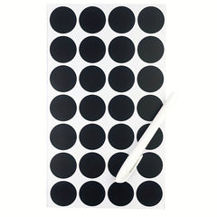 140pcs Rewritable PVC Round Chalkboard Sticker Adhesive Label