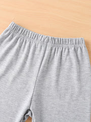 Toddler Girl's 3pcs Basic Joggers Sweatpants