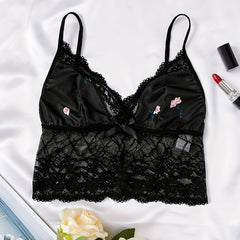 Floral Print V Neck Cami Sleep Top
