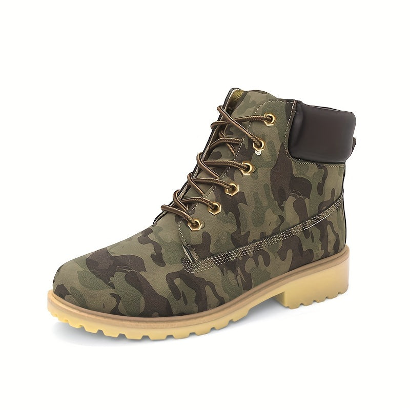 Women's Winter Non-Slip Outdoor Hiking Boots - Mid Calf Boots