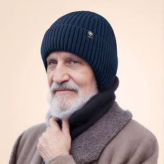 Men's Winter Velvet Woolen Hat Middle Aged Elderly