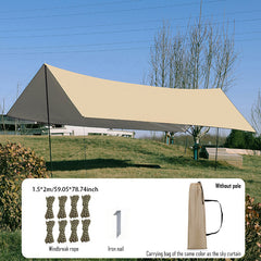Waterproof Hammock Tent Sunshade Rain Cover for Picnic Boats Swimming