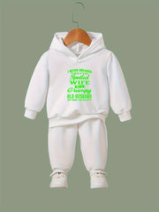 NEVER DREAMED 2pcs Set Girls Casual Comfy Activewear Set For Spring Fall Sports