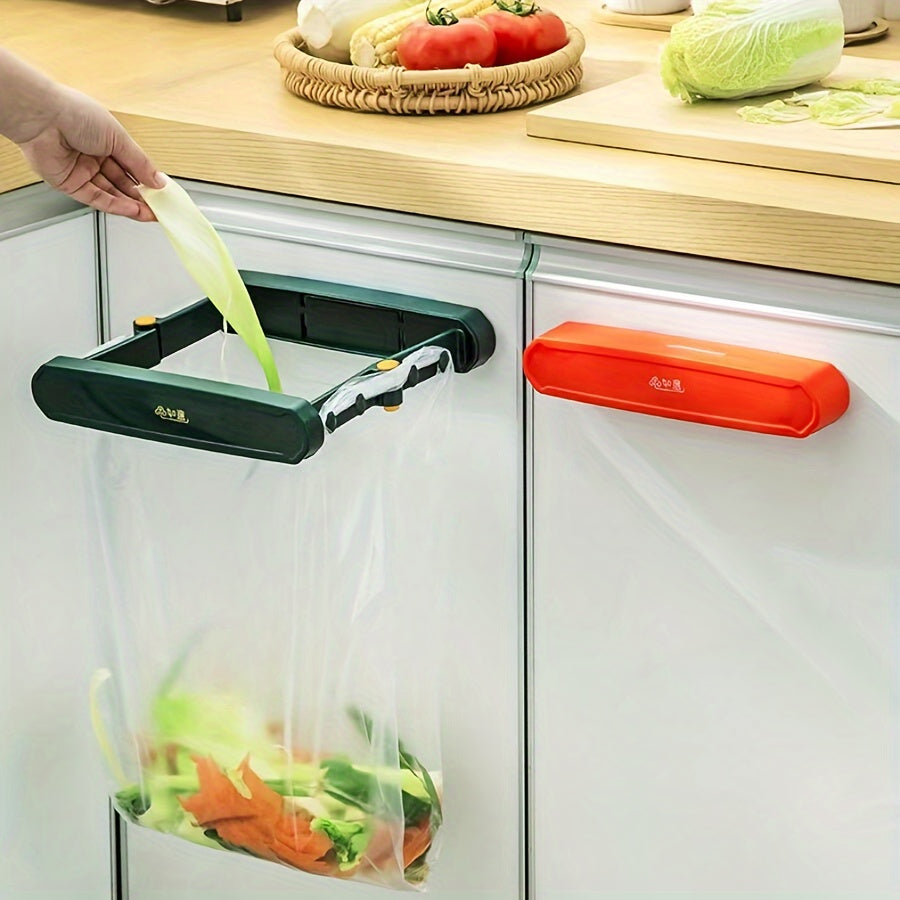 Kitchen Foldable Garbage Rack Wall Mounted Storage Rack