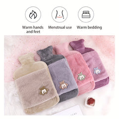 Cartoon Plush Hand & Foot Warmer for Winter Sports