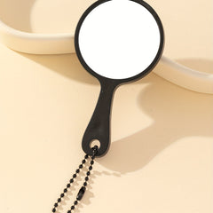 Round Makeup Vanity Mirror with Handle - Beauty Mirror