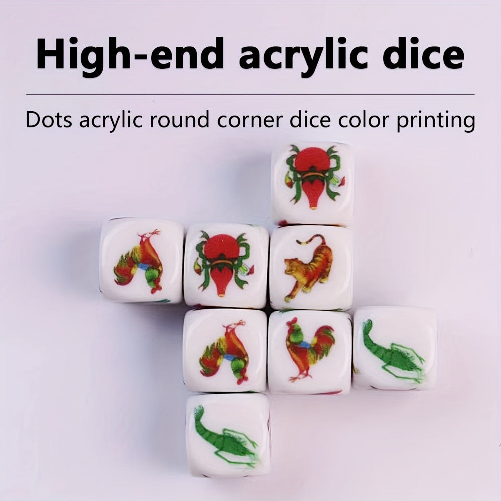 5pcs Essential Party Dice for Multiplayer Games