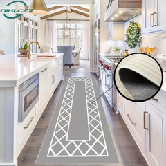 Modern Moroccan Hallway Rug Line Bohemian Kitchen Washable Runner Rug