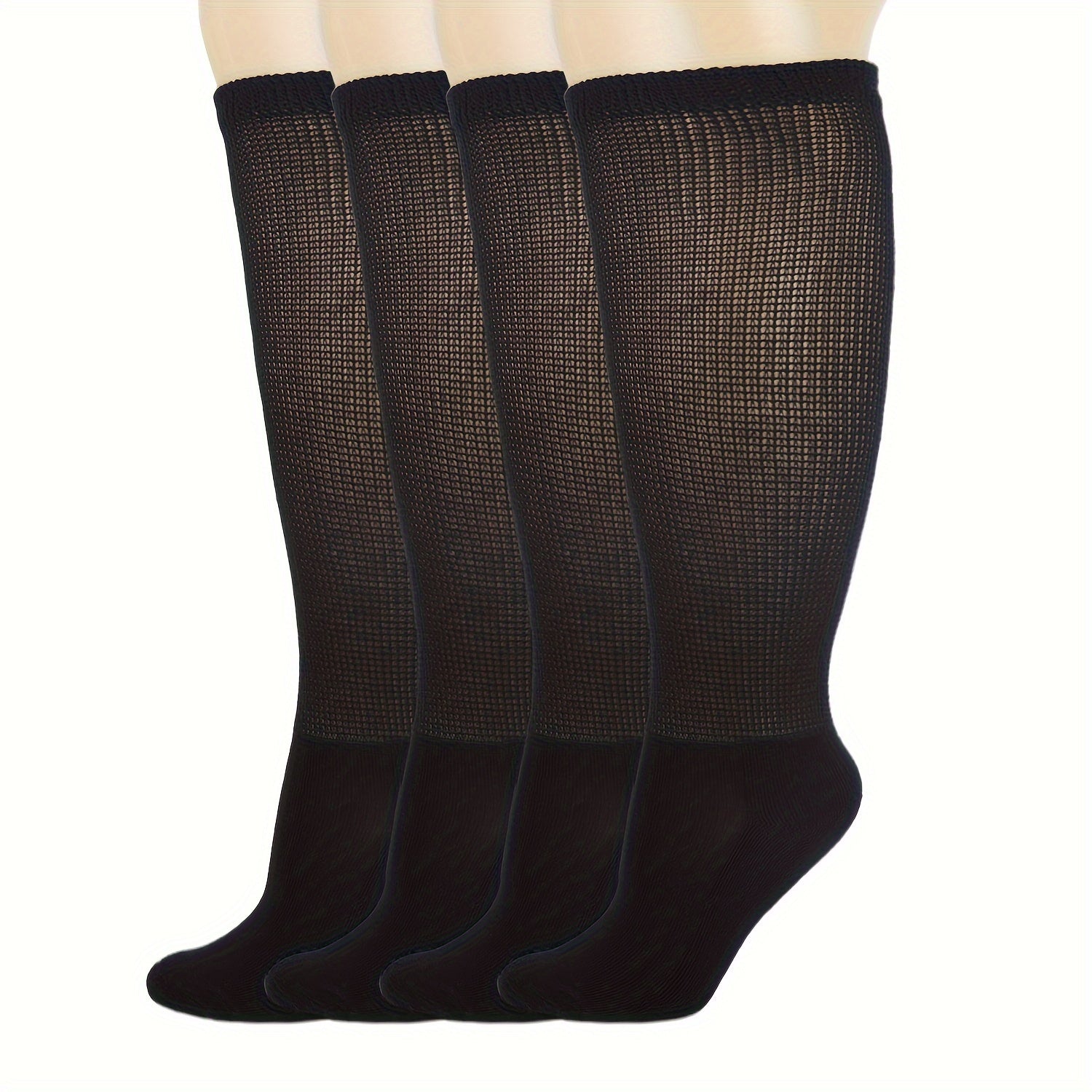 Bamboo Fibre Diabetic Calf Socks for Blood Circulation