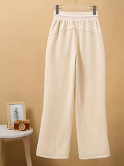 Thick Drawstring Pants Comfy Loose Sweatpants for Fall & Winter