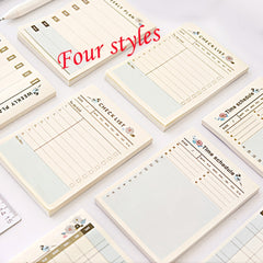 60 Sheet Portable Planner Stay Organized and On Track Daily Schedule