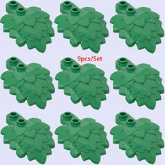 9pcs Mini Building Block DIY Farm Grass Plant Garden Scene Play Christmas G