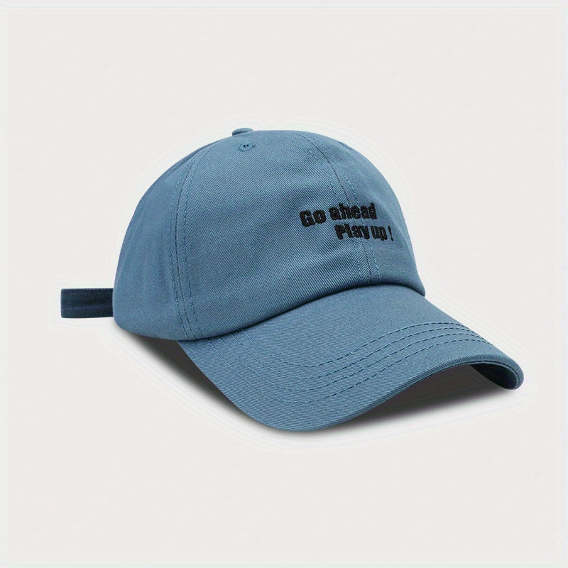 Embroidered Baseball Hat Women's Sunshade Cap
