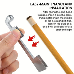 Pool Cue Tip Clamps Billiards Rods Clamps Snooker Stick Clamps