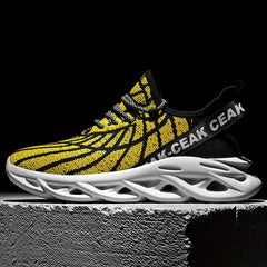 Men's Blade Sneakers Lace ups Odor Resistant Athletic Shoes