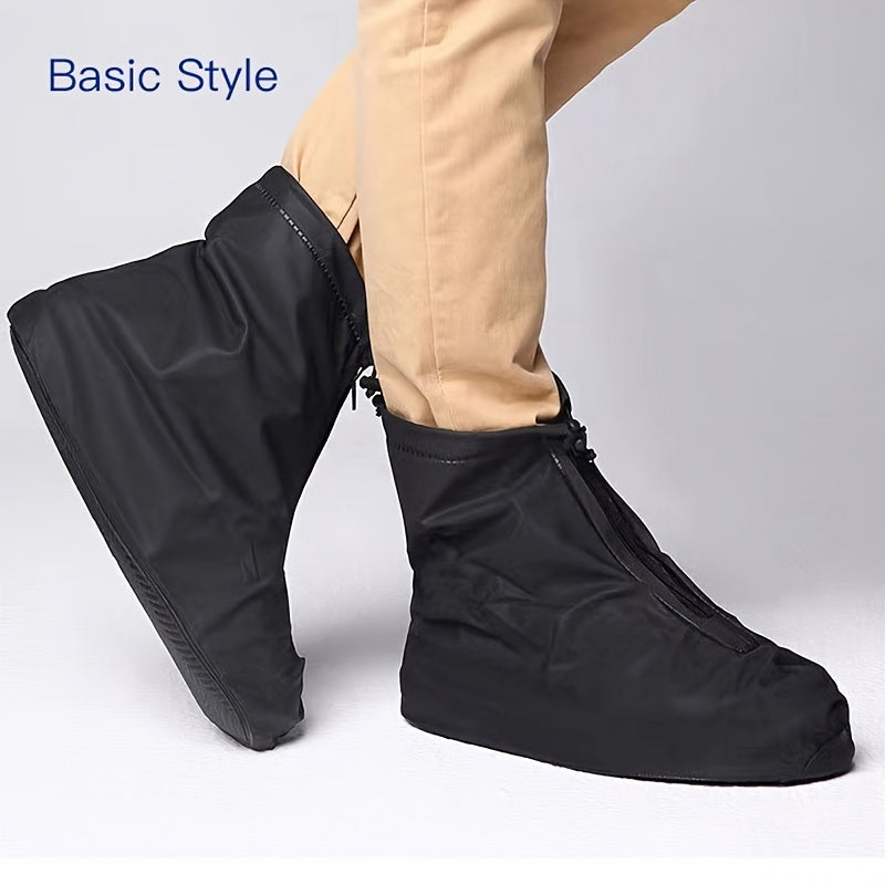 Waterproof Rain Boot Shoe Cover High Top Clear Shoes Dust Covers