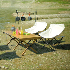Outdoor Folding Chair Camping Moon Chair Portable Fishing Stool