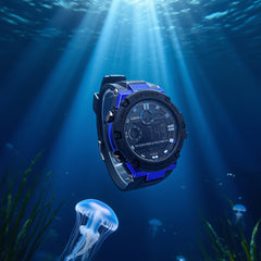Boys Alarm Clock Swimming Watch Digital Display Sport Chronograph for Teens