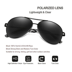 Men's Polka Dot Sunglasses UV400 Protection Metal Frame