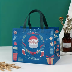 8 Reusable Christmas Gift Bags With Reinforced Handles