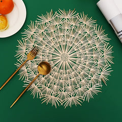 1PC Hollow Table Mat PVC Kitchen Dining Pad Anti scalding Heat Insulation